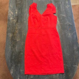 Bright coral Ann Taylor size 4 dress